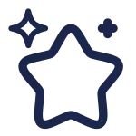 Stars Minimalistic SVG Icon